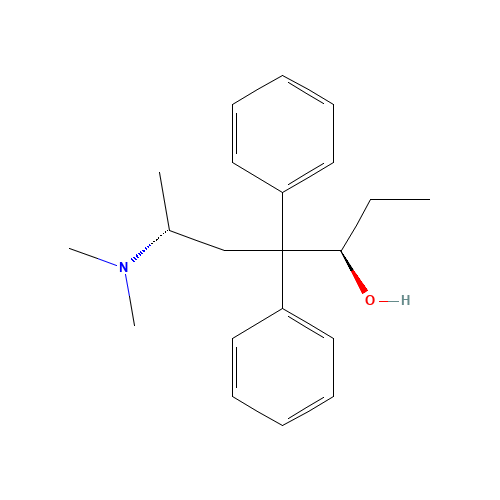 rac a-Methadol (CAS: 63869-11-4) - Chemical Structure and Molecular Formula 