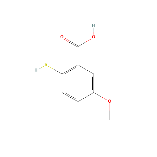 2-Mercapto-5-methoxybenzoic Acid (CAS: 16807-37-7) - Related Chemical Product