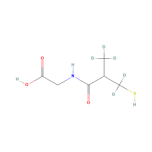 N-(3-Mercapto-2-methylpropanoyl)glycine-d5 (CAS: 1184993-97-2) - Related Chemical Product