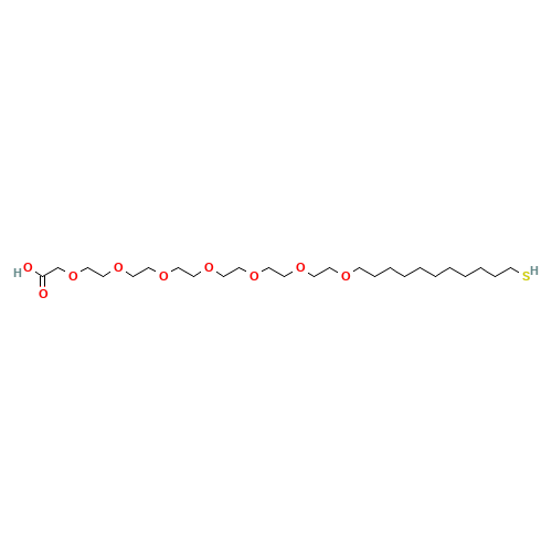 23-(9-Mercaptononyl)-3,6,9,12,15,18,21-heptaoxatricosanoic Acid (CAS: 221222-49-7) - Related Chemical Product