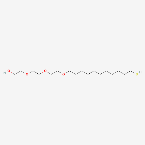 1-(9-Mercaptononyl)-3,6,9-trioxaundecan-11-ol (CAS: 130727-41-2) - Chemical Structure and Molecular Formula 