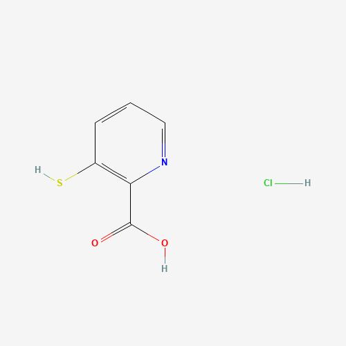 3-Mercaptopicolinic Acid Hydrochloride (CAS: 320386-54-7) - Chemical Structure and Molecular Formula 