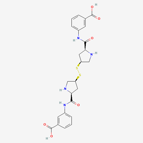 (2S)-cis-3-[[(4-Mercapto-2-pyrrolidinyl)carbonyl]amino]benzoic Acid Disulfide Dihydrochloride (CAS: 444057-64-1) - Related Chemical Product
