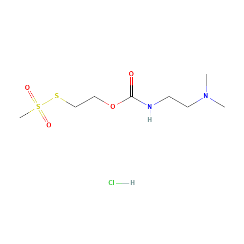 O-2-(Methanethiosulfonate)ethyl-N-(N,N-dimethylaminoethyl)carbamate Hydrochloride (CAS: 187592-54-7) - Related Chemical Product