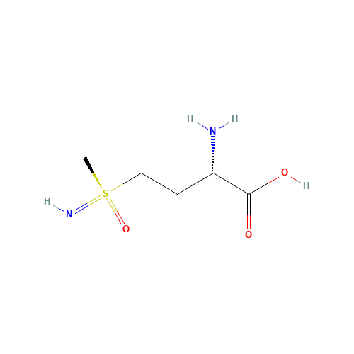 L-Methionine [S]-Sulfoximine (CAS: 21752-32-9) - Chemical Structure and Molecular Formula 