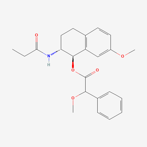 [1R-[1a(R*),2b]]-a-Methoxy-benzeneacetic Acid 1,2,3,4-Tetrahydro-7-methoxy-2-[(1-oxopropyl)amino]-1-naphthalenyl Ester (CAS: 88058-69-9) - Related Chemical Product