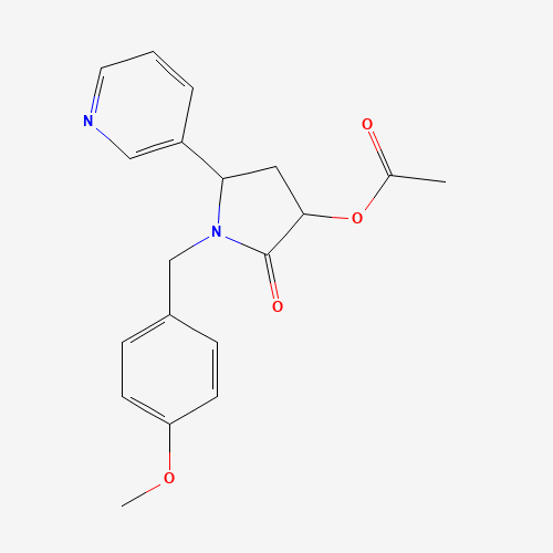 1-(4-Methoxybenzyl)-3-acetoxynorcotinine (CAS: 887406-83-9) - Related Chemical Product