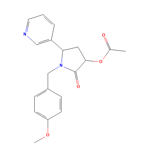 1-(4-Methoxybenzyl)-3-acetoxynorcotinine (CAS: 887406-83-9) - Related Chemical Product