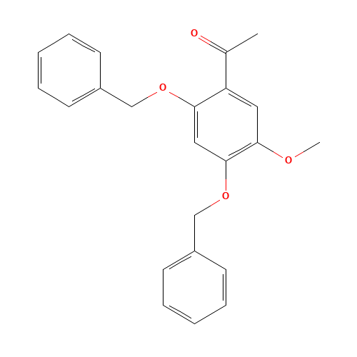 1-[5-Methoxy-2,4-bis(phenylmethoxy)phenyl]-ethanone (CAS: 7298-22-8) - Related Chemical Product