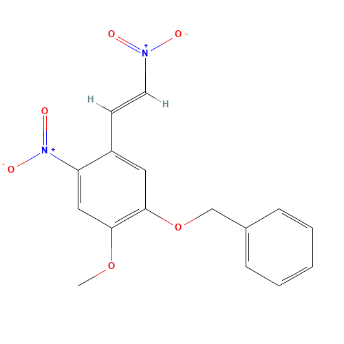 4-Methoxy-5-benzyloxy-2,b-dinitrostyrene (CAS: 4775-68-2) - Related Chemical Product