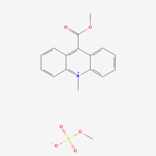 9-(Methoxycarbonyl)-10-methylacridinium Methyl Sulfate (CAS: 5132-82-1) - Chemical Structure and Molecular Formula 