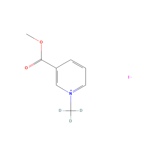3-Methoxycarbonyl-1-(methyl-d3)pyridinium Iodide (CAS: 131448-16-3) - Related Chemical Product