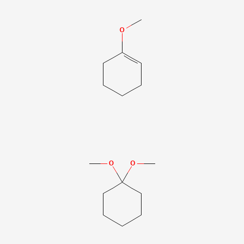 1-Methoxycyclohexene/cyclohexanone Dimethylacetal Mixture (CAS: 1215762-84-7) - Chemical Structure and Molecular Formula 