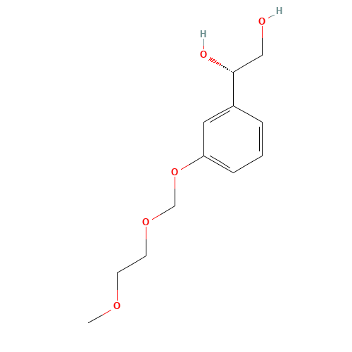 (1S)-1-[3-[(2-Methoxyethoxy)methoxy]phenyl]-1,2-ethanediol (CAS: 215439-44-4) - Related Chemical Product