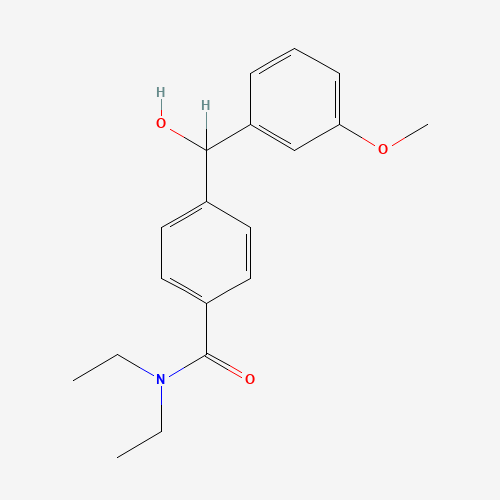 rac-4-(3'-Methoxy-a-hydroxybenzyl)-N,N-diethylbenzamide (CAS: 186094-06-4) - Related Chemical Product