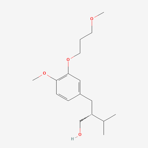 1-Methoxy-2-(3-methoxypropoxy)-4-[(3-hydroxy-(2R)-isopropyl)propyl]benzene (CAS: 172900-70-8) - Related Chemical Product