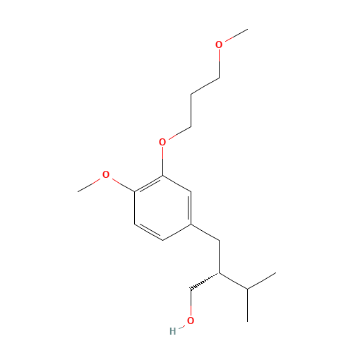 1-Methoxy-2-(3-methoxypropoxy)-4-[(3-hydroxy-(2R)-isopropyl)propyl]benzene (CAS: 172900-70-8) - Related Chemical Product