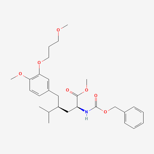 (aS,γS)-4-Methoxy-3-(3-methoxypropoxy)-γ-(1-methylethyl)-a-[[(phenylmethoxy)carbonyl]amino]benzenepentanoic Acid Methyl Ester (CAS: 900811-40-7) - Related Chemical Product