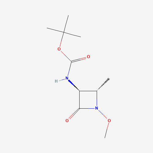 [(2S,3S)-1-Methoxy-2-methyl-4-oxo-3-azetidinyl]-carbamic Acid 1,1-Dimethylethyl Ester (CAS: 83542-13-6) - Related Chemical Product