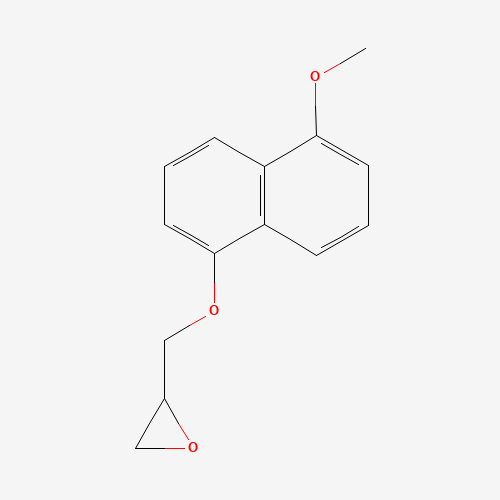 2-[[(5-Methoxy-1-naphthalenyl)oxy]methyl]oxirane (CAS: 76275-47-3) - Related Chemical Product