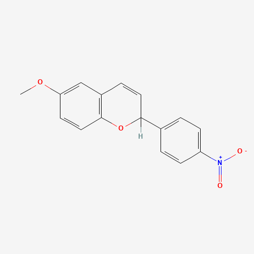 6-Methoxy-2-(4-nitrophenyl)-2H-1-benzopyran (CAS: 887406-88-4) - Related Chemical Product