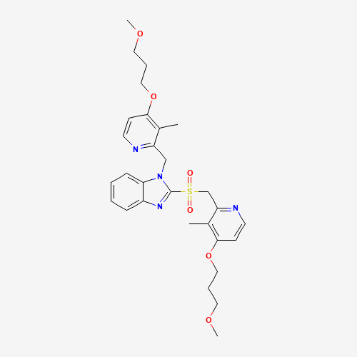 N-[[4-(3-Methoxypropoxy)-3-methyl-2-pyridinyl]methyl] Rabeprazole Sulfone (CAS: 1246818-79-0) - Related Chemical Product
