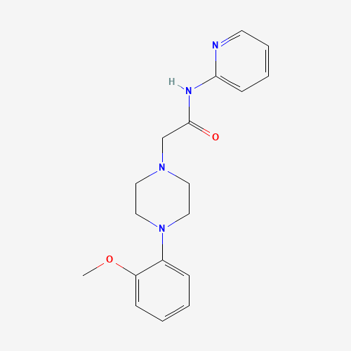 4-(2-Methoxyphenyl)-N-2-pyridinyl-1-piperazineacetamide (CAS: 146714-63-8) - Related Chemical Product
