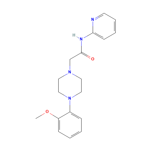4-(2-Methoxyphenyl)-N-2-pyridinyl-1-piperazineacetamide (CAS: 146714-63-8) - Related Chemical Product