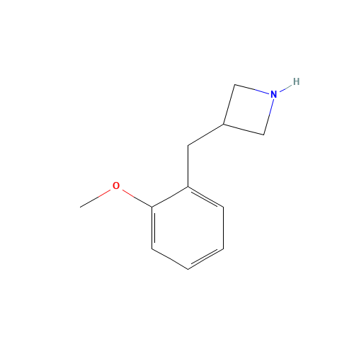 3-[(2-Methoxyphenyl)methyl]azetidine (CAS: 887594-78-7) - Chemical Structure and Molecular Formula 