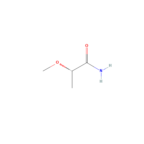 (S)-(-)-2-Methoxypropionamide (CAS: 336111-20-7) - Chemical Structure and Molecular Formula 