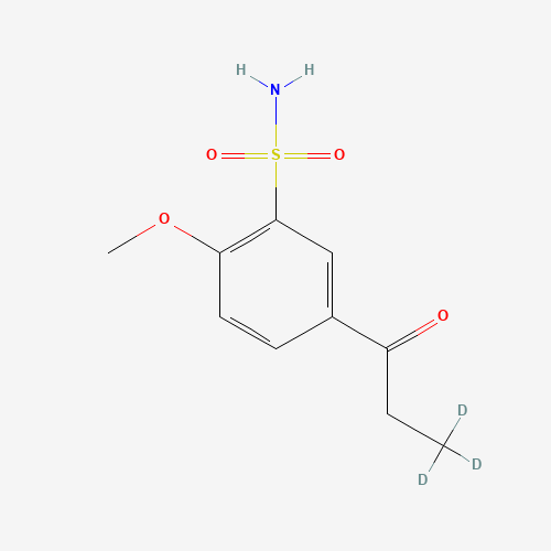 1-(4'-Methoxy-3'-sulfonamidophenyl)-1-propanone-methyl-d3 (CAS: 1189482-14-1) - Related Chemical Product