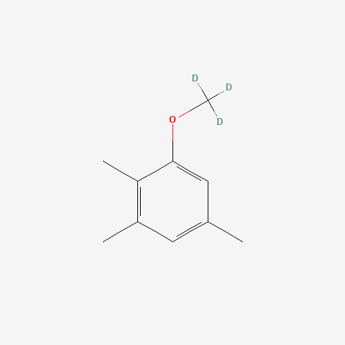 1-Methoxy-2,3,5-trimethylbenzene-d3 (CAS: 1189725-66-3) - Chemical Structure and Molecular Formula 