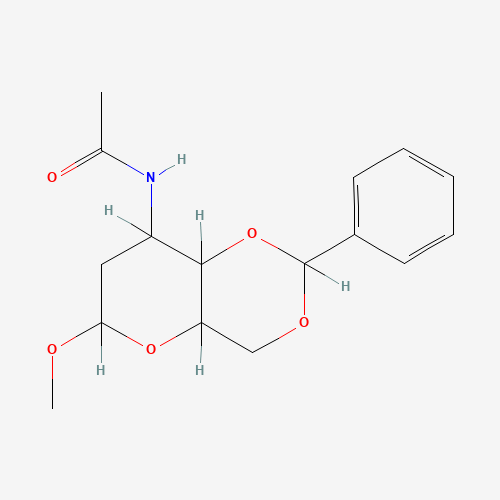 Methyl 3-Acetamido-4,6-O-benzylidene-2,3-dideoxy-a-D-arabino-hexopyranoside (CAS: 4115-63-3) - Related Chemical Product