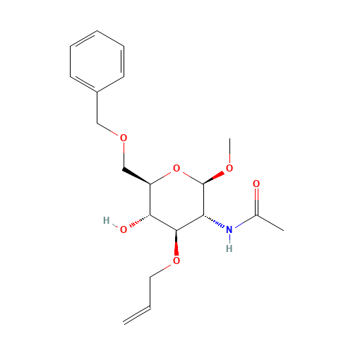 Methyl 2-(Acetylamino)-2-deoxy-6-O-benzyl-3-O-2-propen-1-yl-b-D-glucopyranoside (CAS: 116981-28-3) - Related Chemical Product