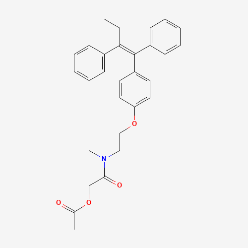 N-Methyl-N-(2-acetoxyacetyl) Tamoxifen (CAS: 1076198-47-4) - Related Chemical Product