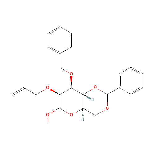 Methyl 2-O-Allyl-3-O-benzyl-4,6-O-benzylidene-a-D-mannopyranoside (CAS: 210297-54-4) - Related Chemical Product