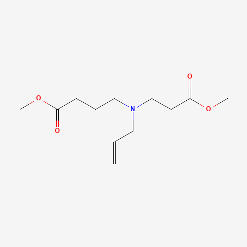 Methyl 4-[N-Allyl-N-(2-methoxycarbonylethyl)]aminobutyrate (CAS: 887406-90-8) - Chemical Structure and Molecular Formula 
