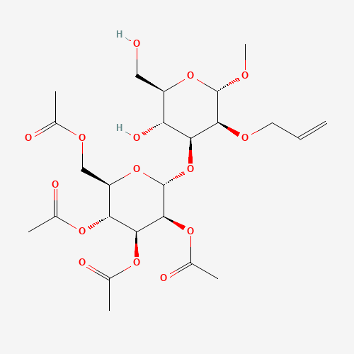 Methyl 2-O-Allyl-3-O-(2',3',4',6'-tetra-O-acetyl-a-D-mannopyranosyl)-a-D-mannopyranoside (CAS: 81555-75-1) - Related Chemical Product