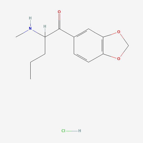 2-(Methylamino)-3',4'-(methylenedioxy)valerophenone Hydrochloride (CAS: 17763-01-8) - Related Chemical Product