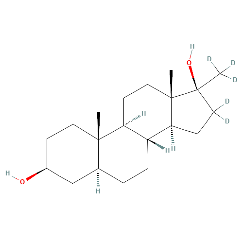 17-Methyl-5a-androstane-3b,17b-diol-d5 (CAS: 853904-65-1) - Related Chemical Product
