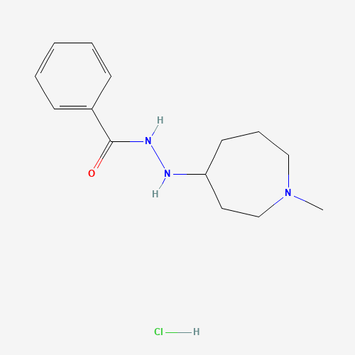 N'-(1-Methylazepan-4-yl)benzohydrazine chemical structure N'-(1-Methylazepan-4-yl)benzohydrazine (CAS: 117078-69-0) - Chemical Structure and Molecular Formula