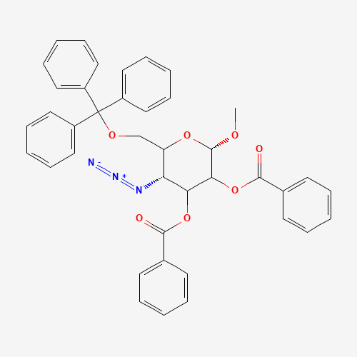 Methyl 4-Azido-2,3-di-O-benzoyl-4-deoxy-6-O-trityl-a-D-glucopyranoside (CAS: 26511-50-2) - Related Chemical Product