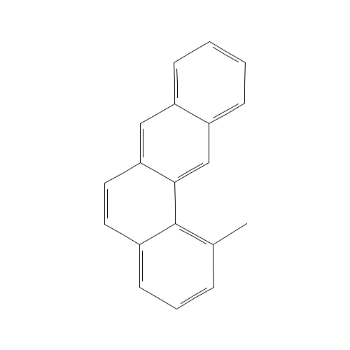 1-Methylbenz[a]anthracene (CAS: 2498-77-3) - Chemical Structure and Molecular Formula 