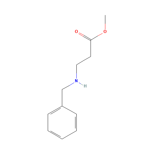 Methyl 3-(N-Benzylamino)propionate (CAS: 23574-01-8) - Chemical Structure and Molecular Formula 