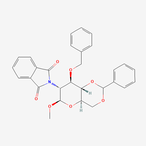 Methyl 3-O-Benzyl-4,6-O-benzylidene-2-deoxy-2-N-phthalimido-b-D-glucopyranoside (CAS: 97276-96-5) - Related Chemical Product