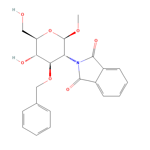 Methyl 3-O-Benzyl-2-deoxy-2-N-phthalimido-b-D-glucopyranoside (CAS: 97242-85-8) - Related Chemical Product