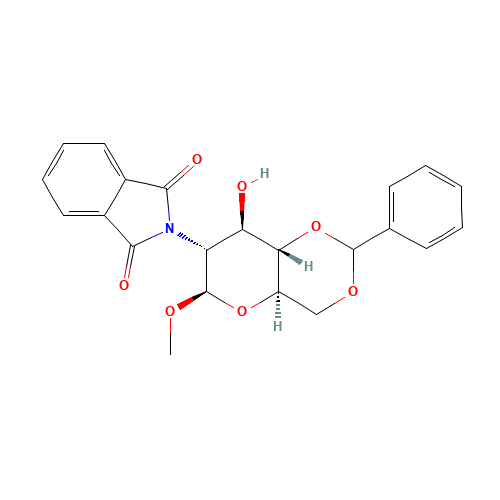 Methyl 4,6-O-Benzylidene-2-deoxy-2-N-phthalimido-b-D-glucopyranoside (CAS: 97276-95-4) - Related Chemical Product