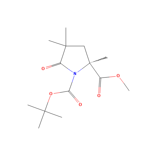 Methyl (2S)-1-tert-Boc-2,4,4-trimethylpyroglutamate (CAS: 1217662-00-4) - Related Chemical Product