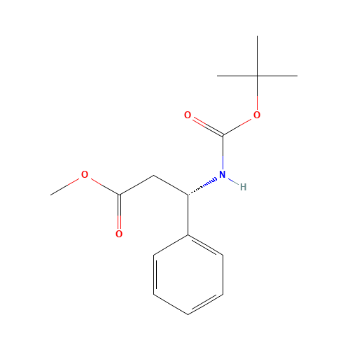 Methyl (3S)-3-Boc-amino-3-phenylpropionate (CAS: 190189-97-0) - Related Chemical Product