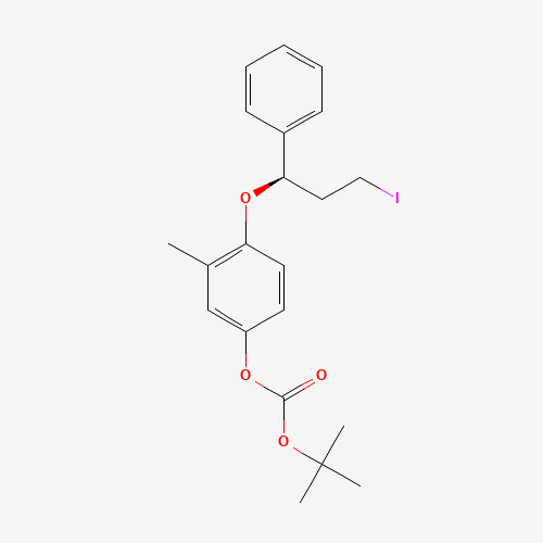 (R)-(2-Methyl-4-tert-butylcarbonate)benzene 1-(1-Phenyl-3-iodopropyl) Ether (CAS: 457634-26-3) - Related Chemical Product
